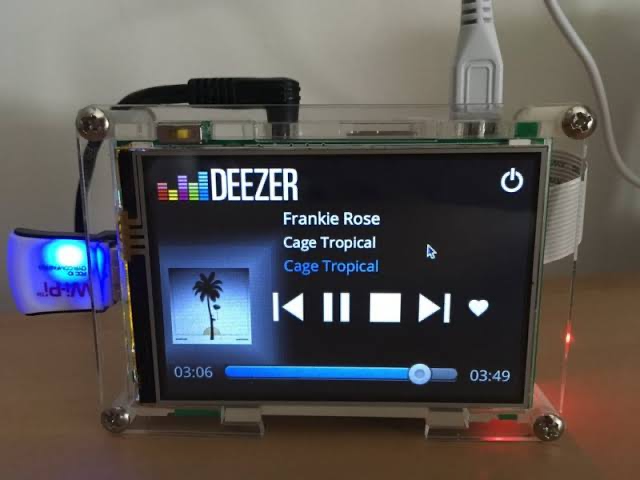 Virtual jukebox music player raspberry pi 4