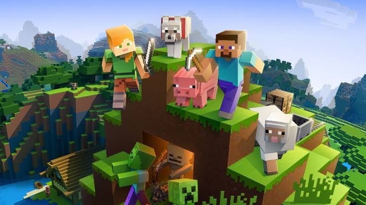 Minecraft console game for kids