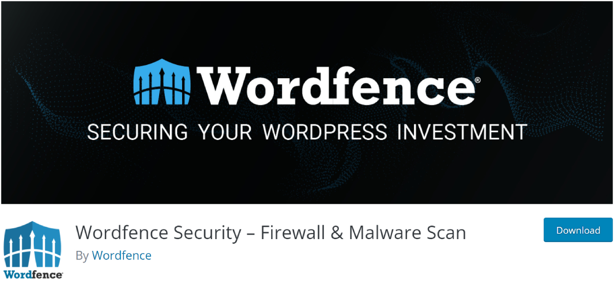 WordFence plugin page