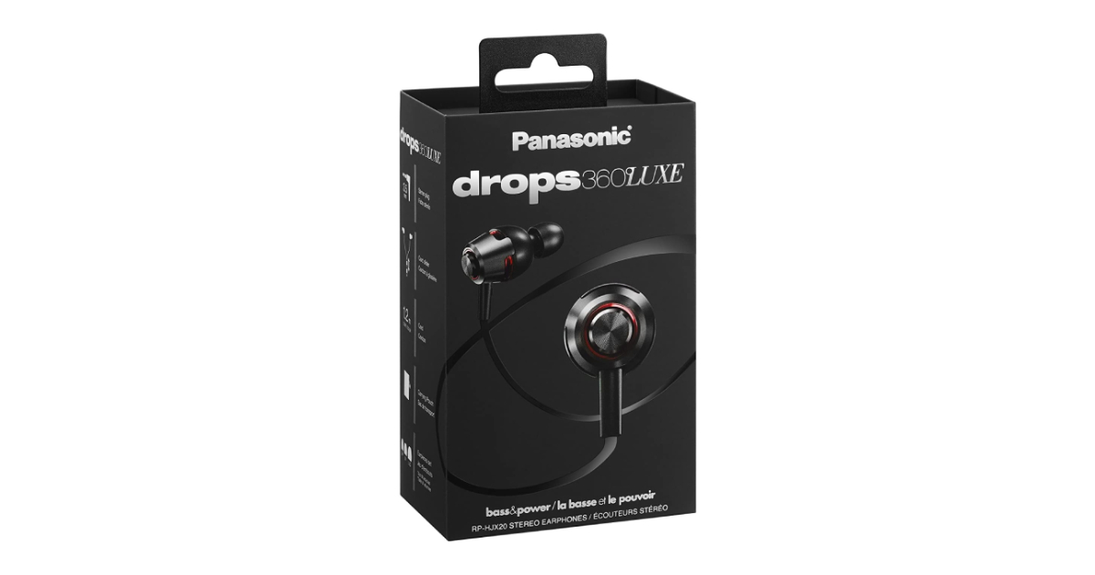 Panasonic Drops360° LUXE box