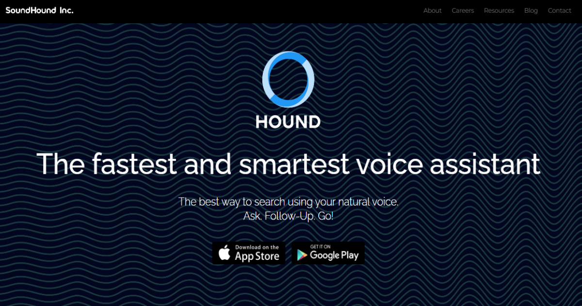 Hound landing page