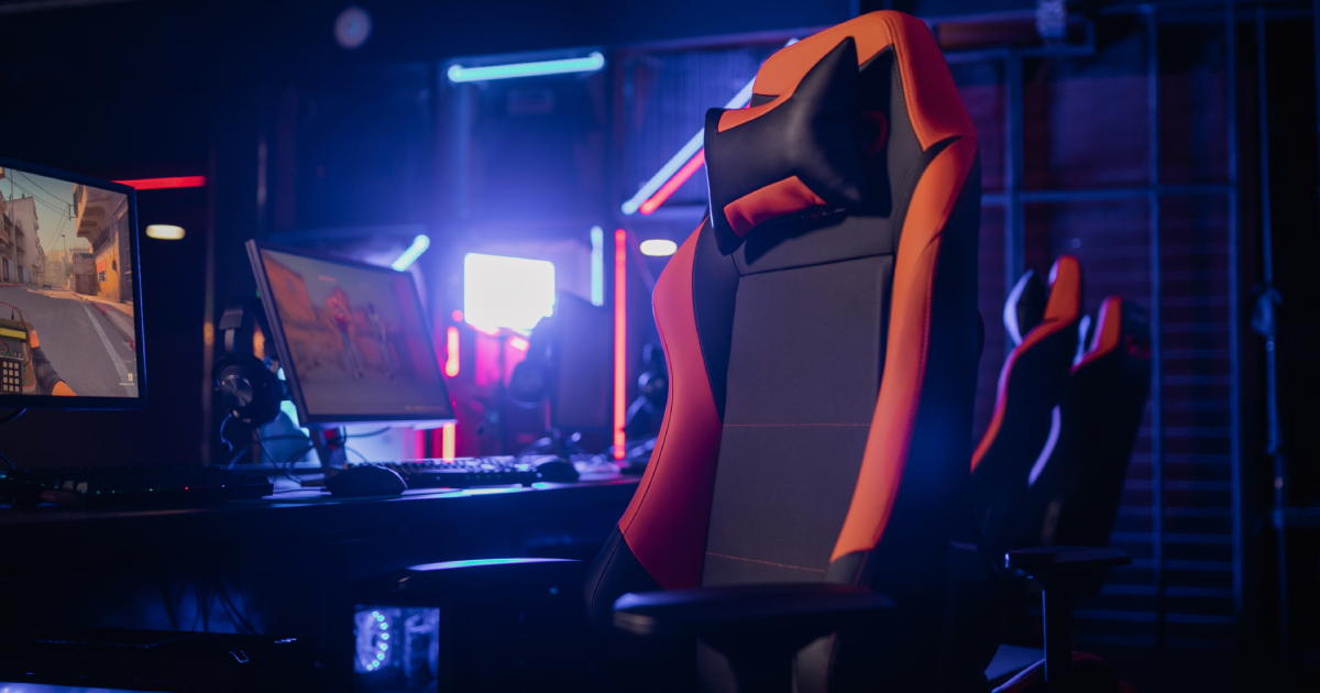 Racing-style gaming chair