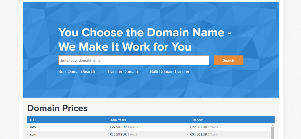 AlexHost domains