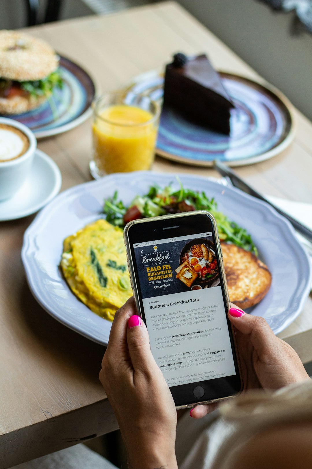 black Android smartphone mcdonalds mobile app interface, user ordering food, morning setting